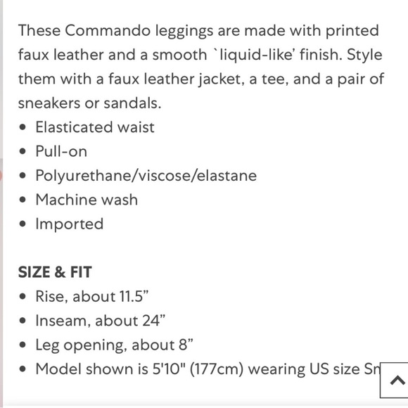 Commando Faux Leather Animal Legging Grey Snake - Picture 4 of 8